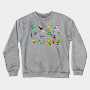 Cute character pattern Crewneck Sweatshirt